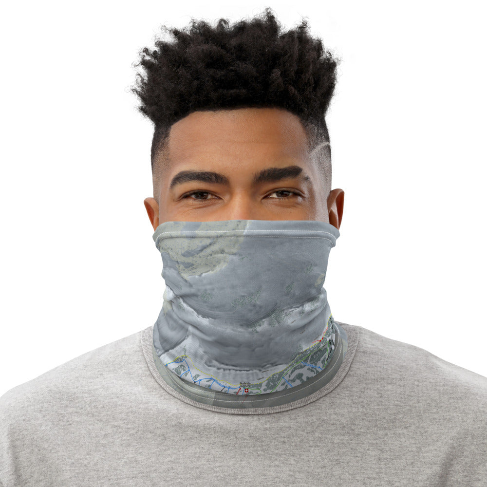 Grand Targhee, Wyoming Ski Trail Map Printed Neck Gaiter