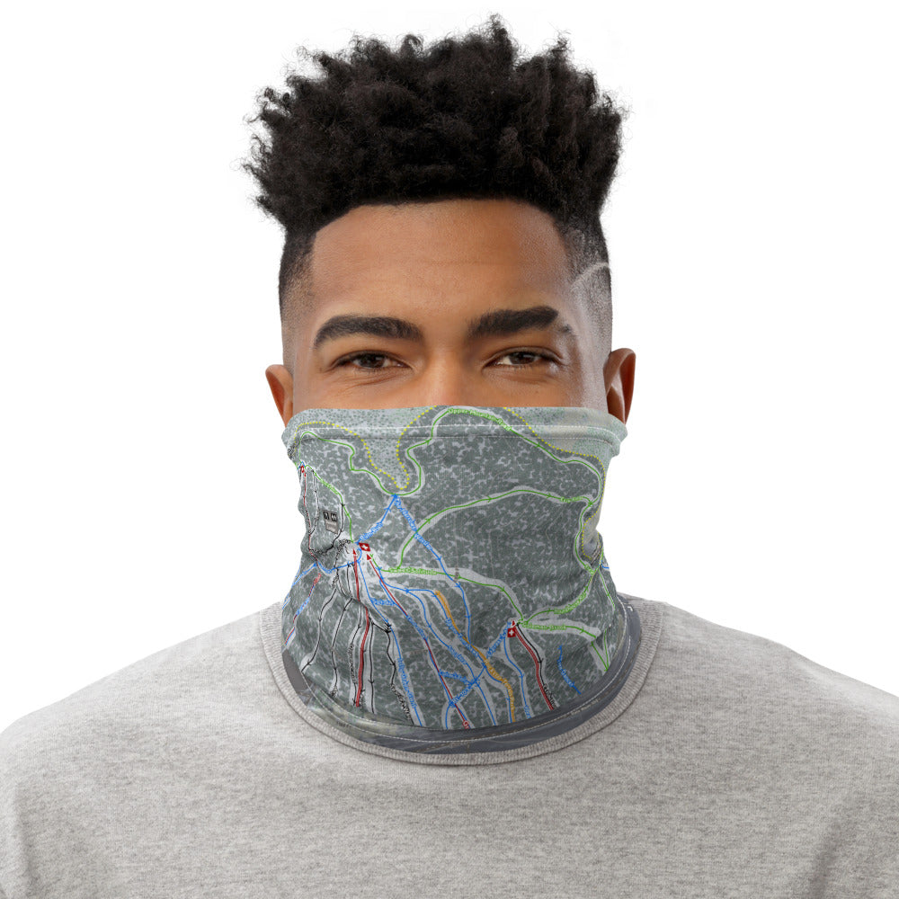Okemo, Vermont Ski Trail Map Printed Neck Gaiter - Powderaddicts