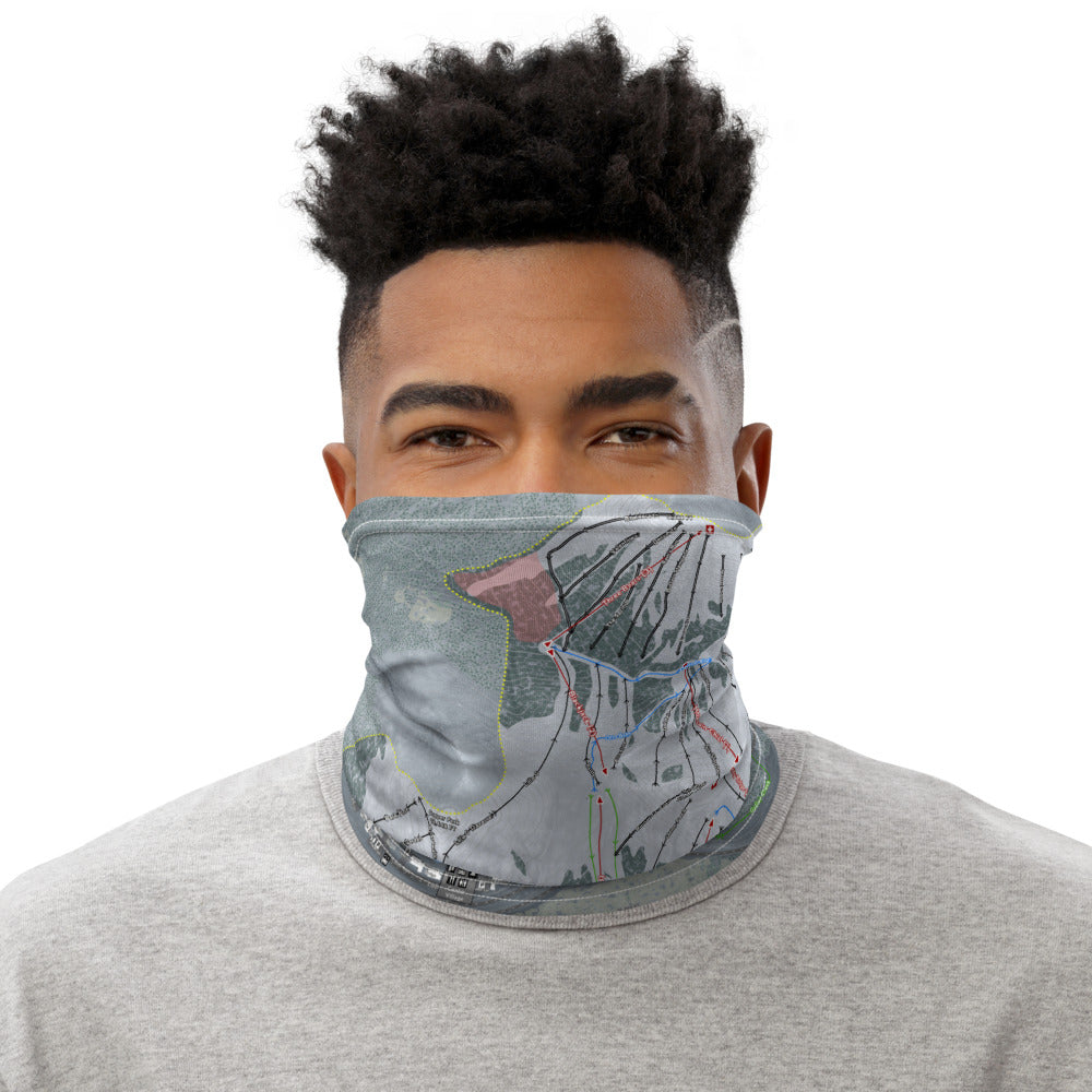 Copper Mountain, Colorado Ski Trail Map Printed Neck Gaiter