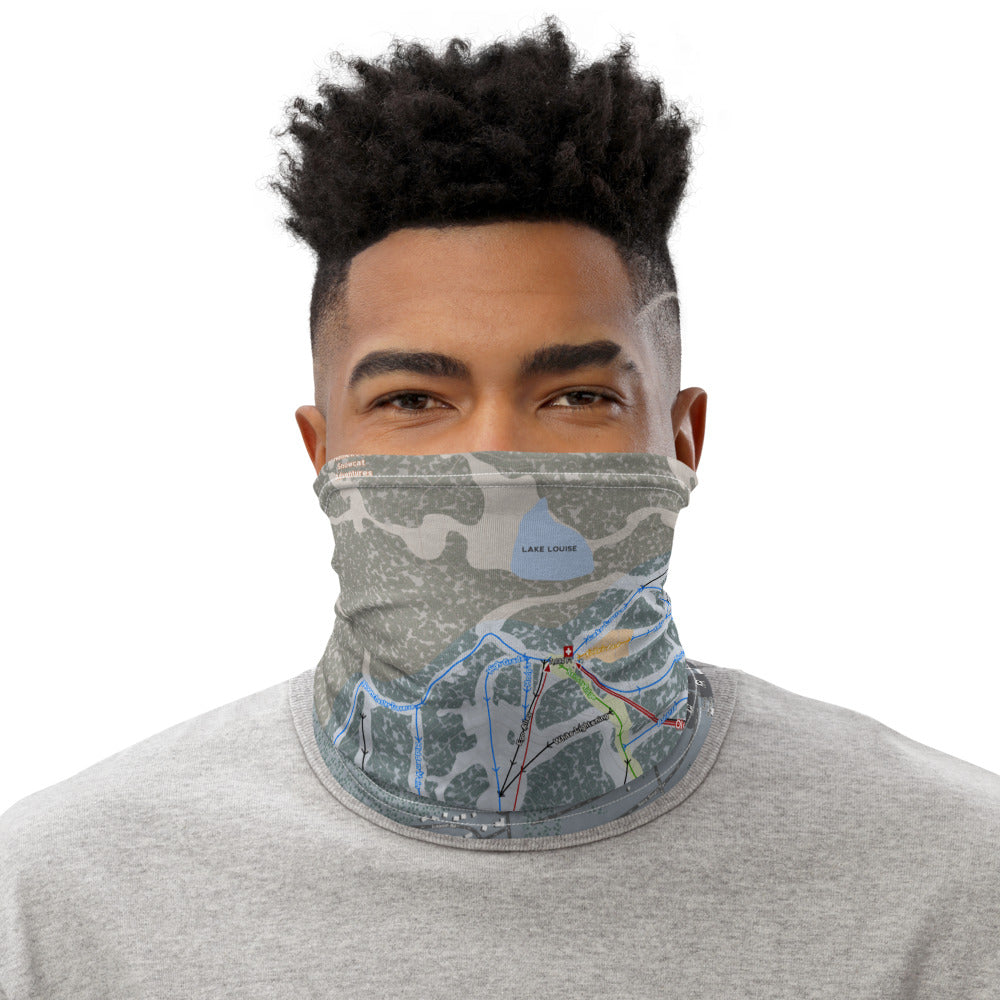 Homewood Resort, California Ski Trail Map Printed Neck Gaiter