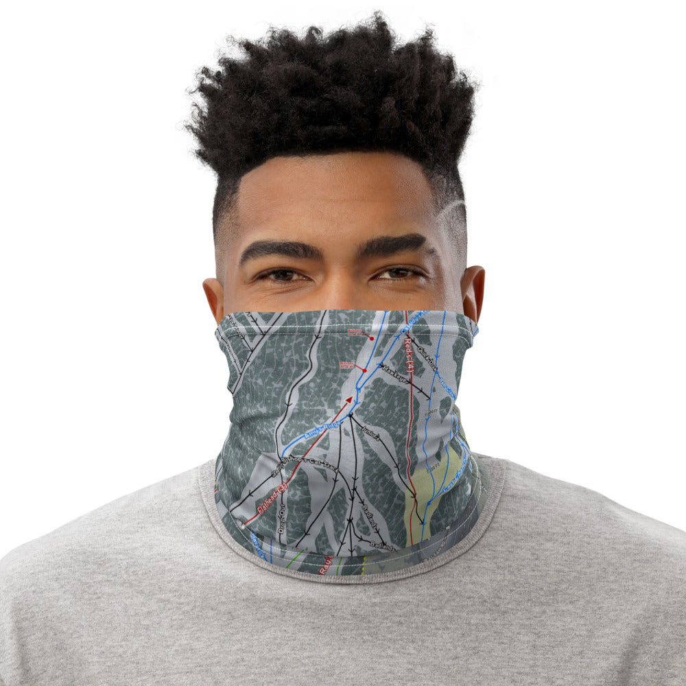 Sundance, Utah Ski Trail Map Printed Neck Gaiter