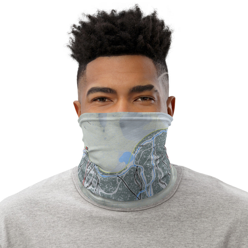 Red Lodge, Montana Ski Trail Map Printed Neck Gaiter