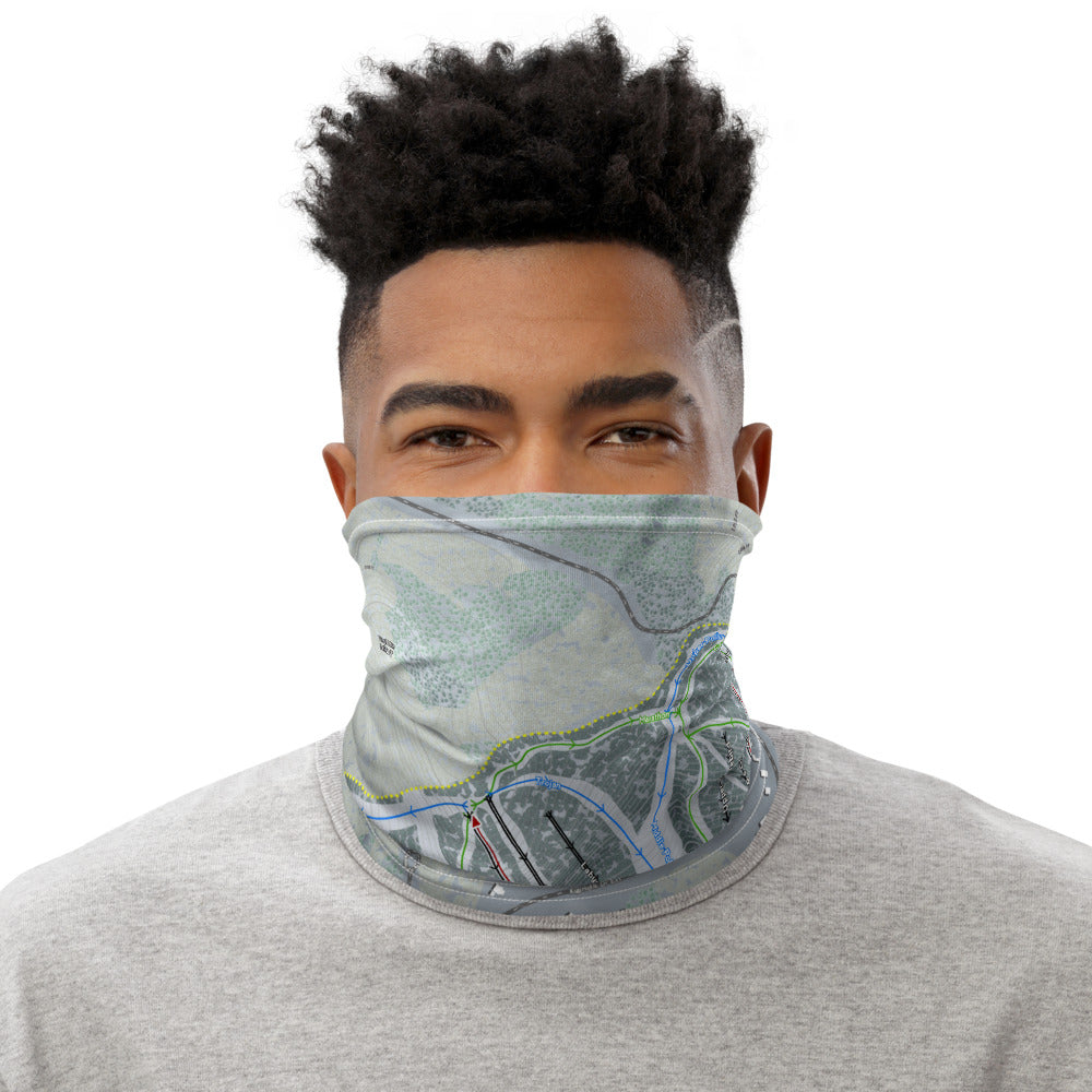 Greek Peak, New York Ski Trail Map Printed Neck Gaiter