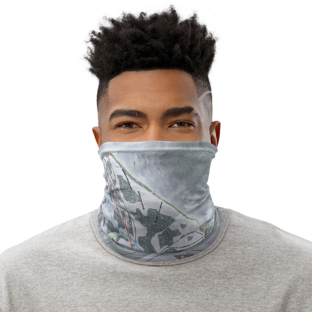 Sugar Bowl, California Ski Trail Map Printed Neck Gaiter