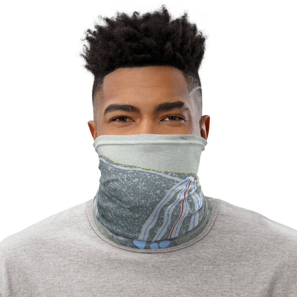 Whitetail, Pennsylvania Ski Trail Map Printed Neck Gaiter