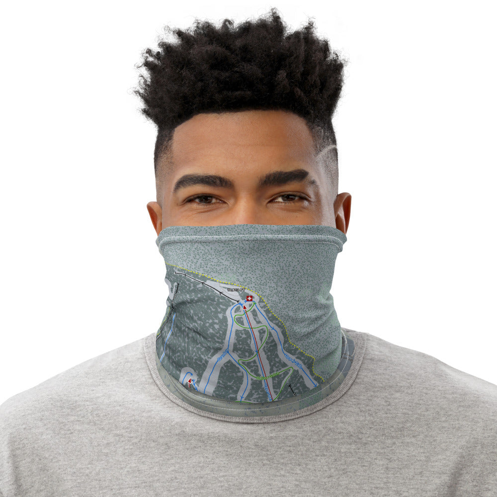 Cuchara, Colorado Ski Trail Map Printed Neck Gaiter