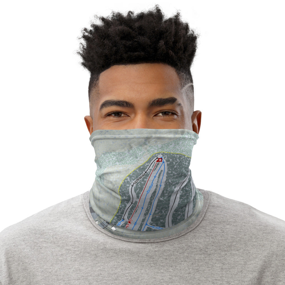 Massanutten, Virginia Ski Trail Map Printed Neck Gaiter