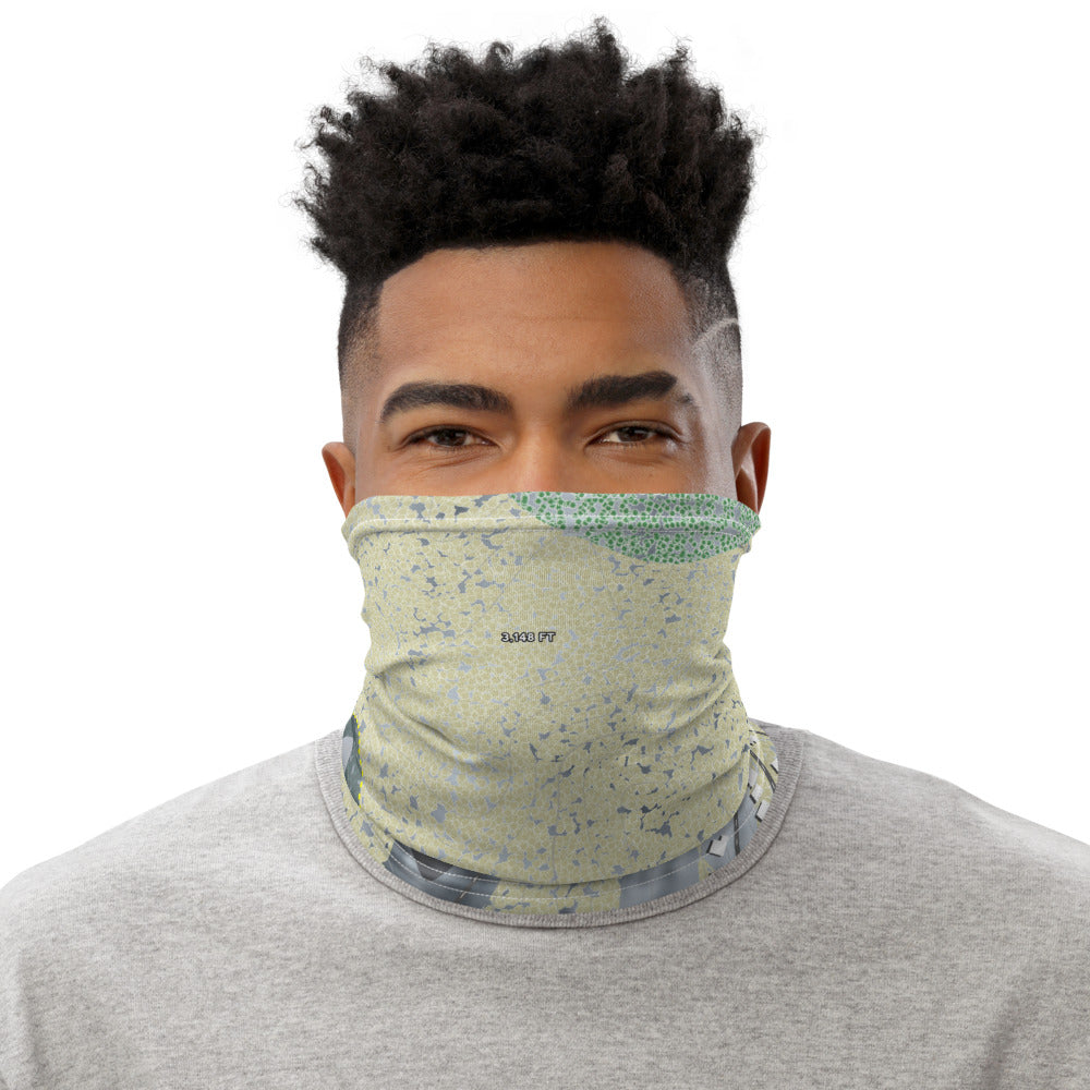 Ober Gatlinburg, Tennessee Ski Trail Map Printed Neck Gaiter