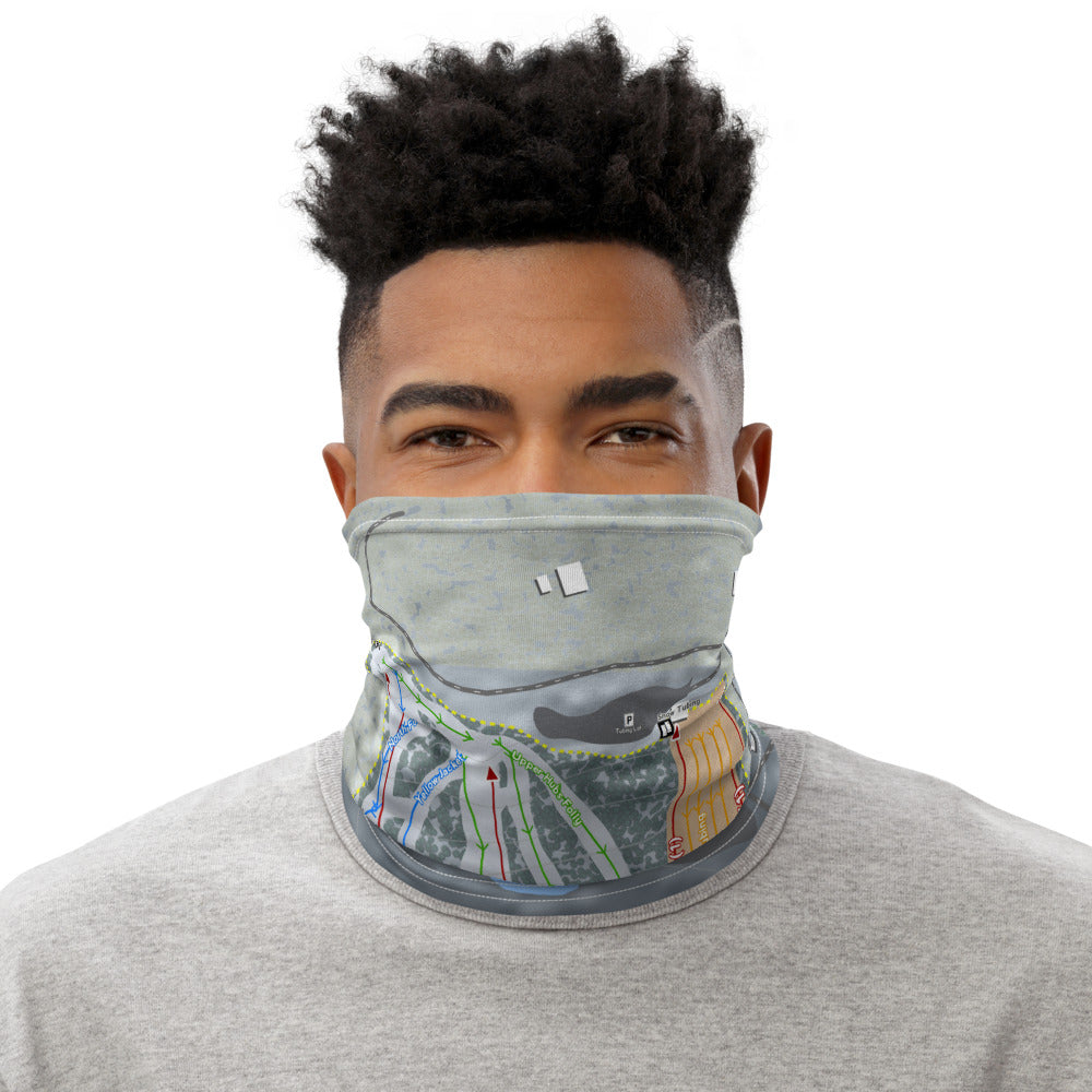 Yawgoo Valley, Tennessee Ski Trail Map Printed Neck Gaiter