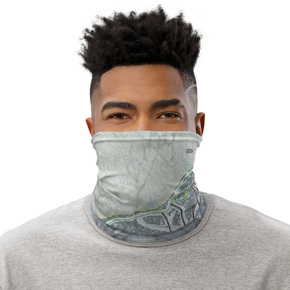 Catamount, New York Ski Trail Map Printed Neck Gaiter