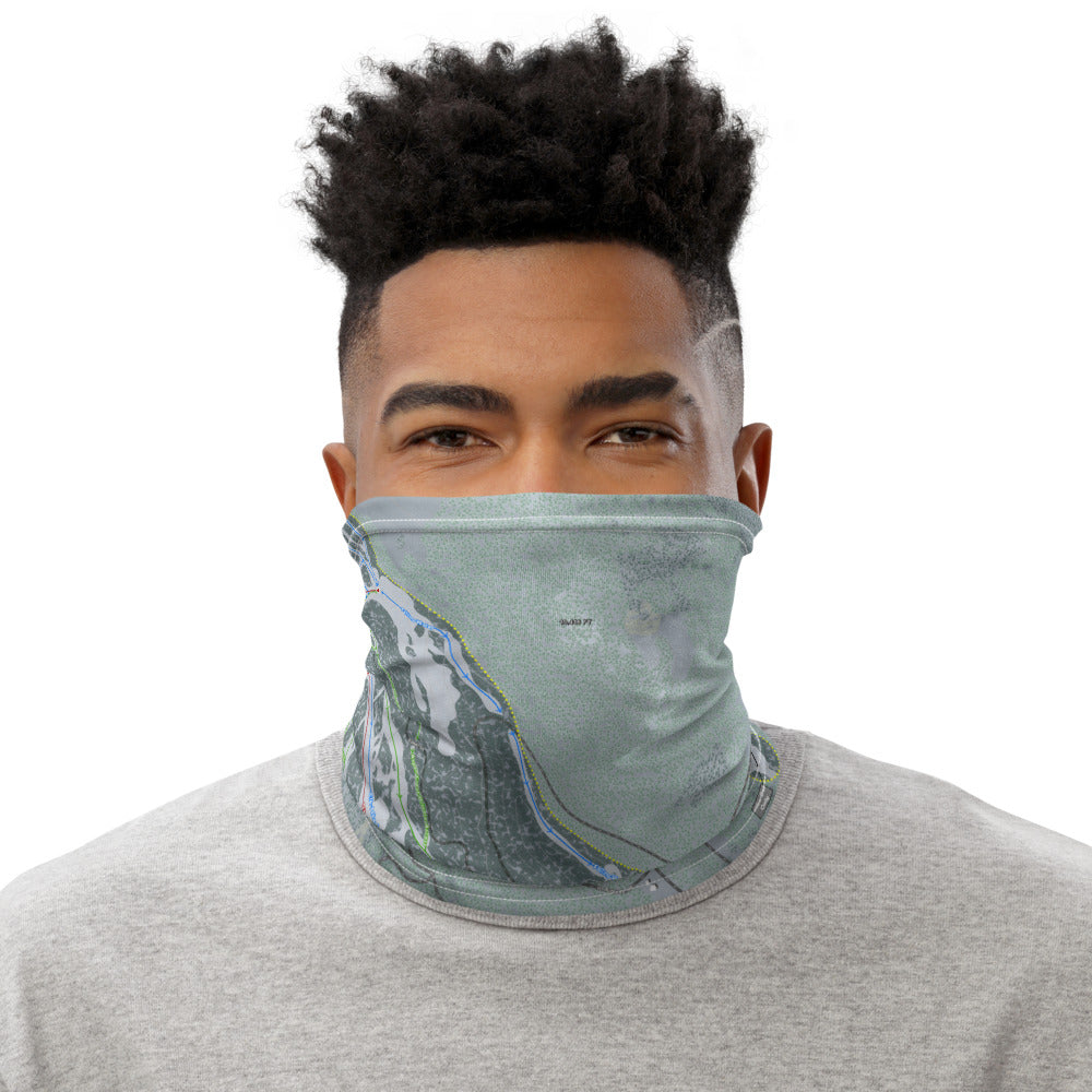 Eagle Point, Utah Ski Trail Map Printed Neck Gaiter