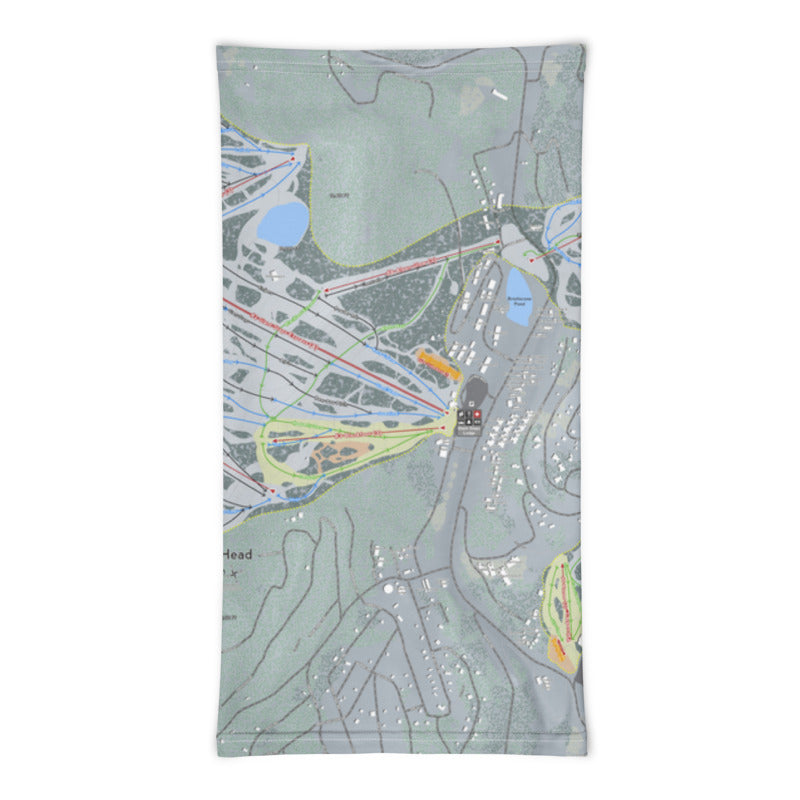 Brian Head, Utah Ski Trail Map Printed Neck Gaiter - Powderaddicts