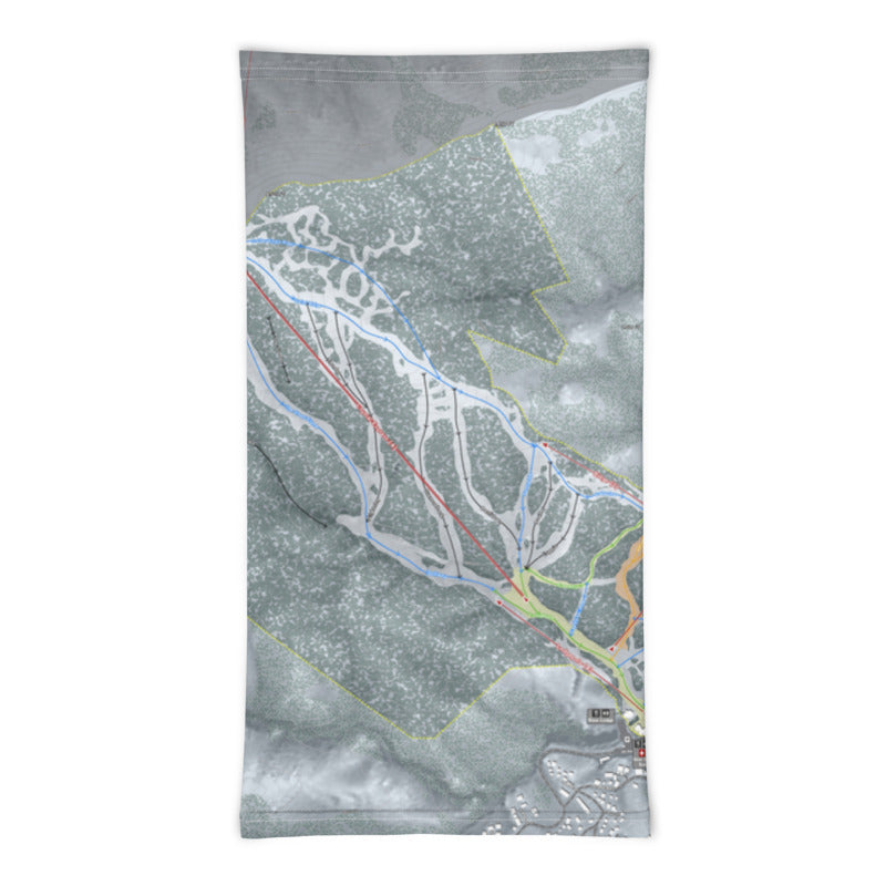 Diamond Peak, Nevada Ski Trail Map Printed Neck Gaiter - Powderaddicts