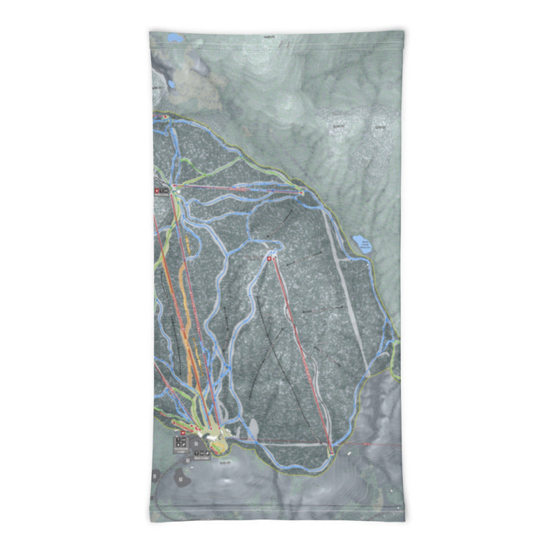 Gore Mountain, New York Ski Trail Map Printed Neck Gaiter - Powderaddicts