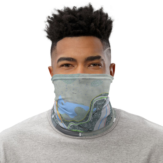 MOUNT PAKENHAM, ONTARIO SKI TRAIL MAP Neck Gaiter