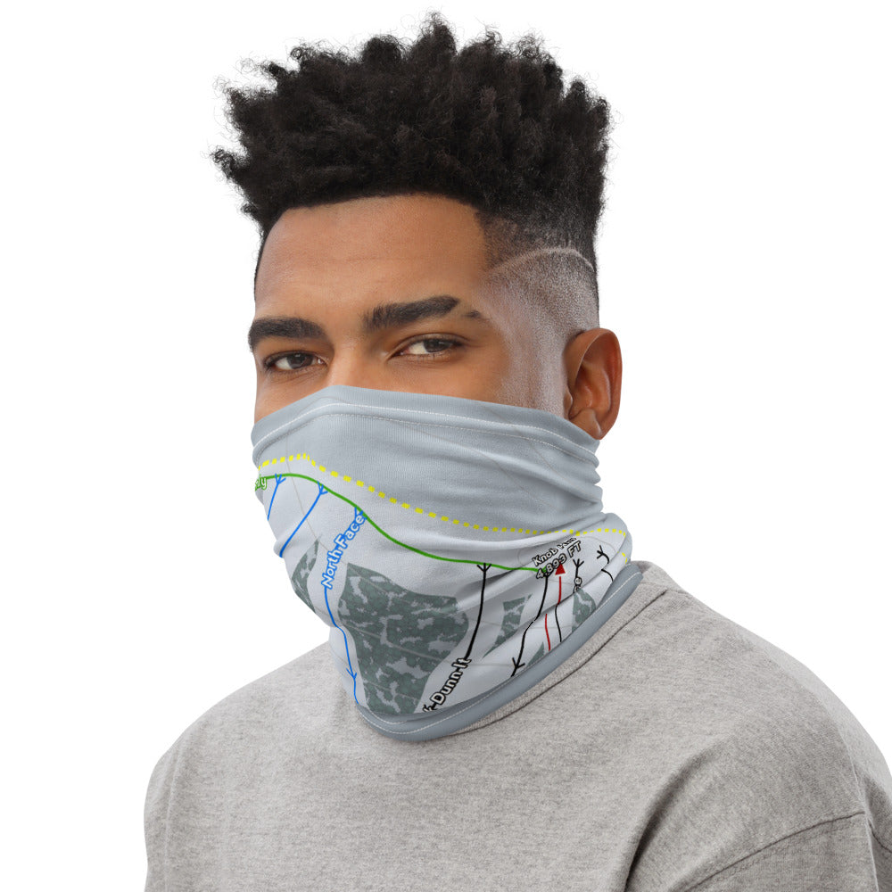 Sitz mark, Washington Ski Trail Map Printed Neck Gaiter - Powderaddicts