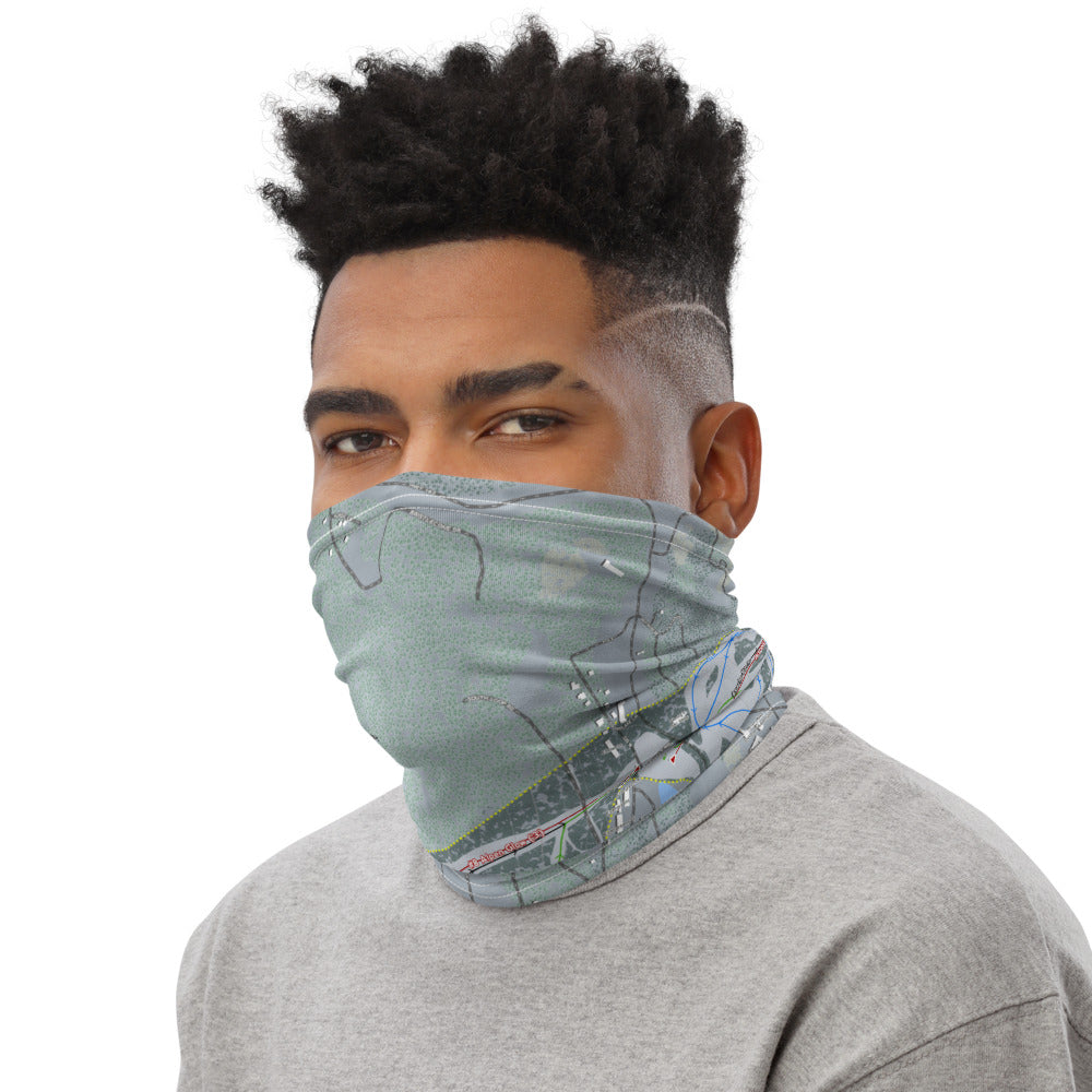 Brian Head, Utah Ski Trail Map Printed Neck Gaiter - Powderaddicts