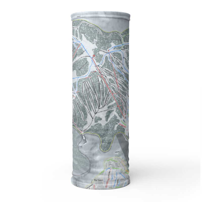 Mt. Rose, Nevada Ski Trail Map Printed Neck Gaiter - Powderaddicts