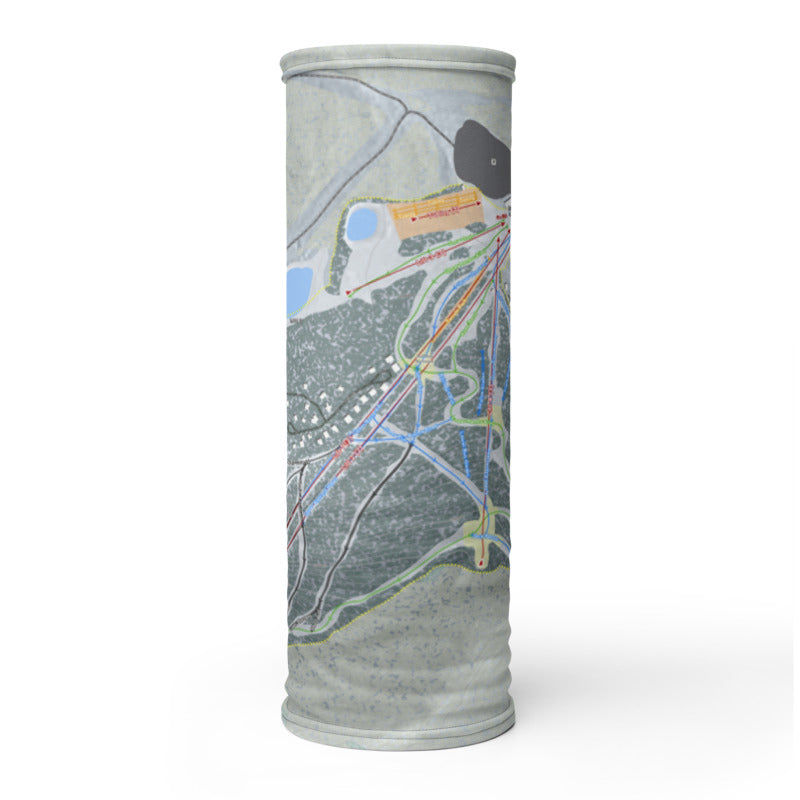 Blue Knob, Pennsylvania Ski Trail Map Printed Neck Gaiter - Powderaddicts