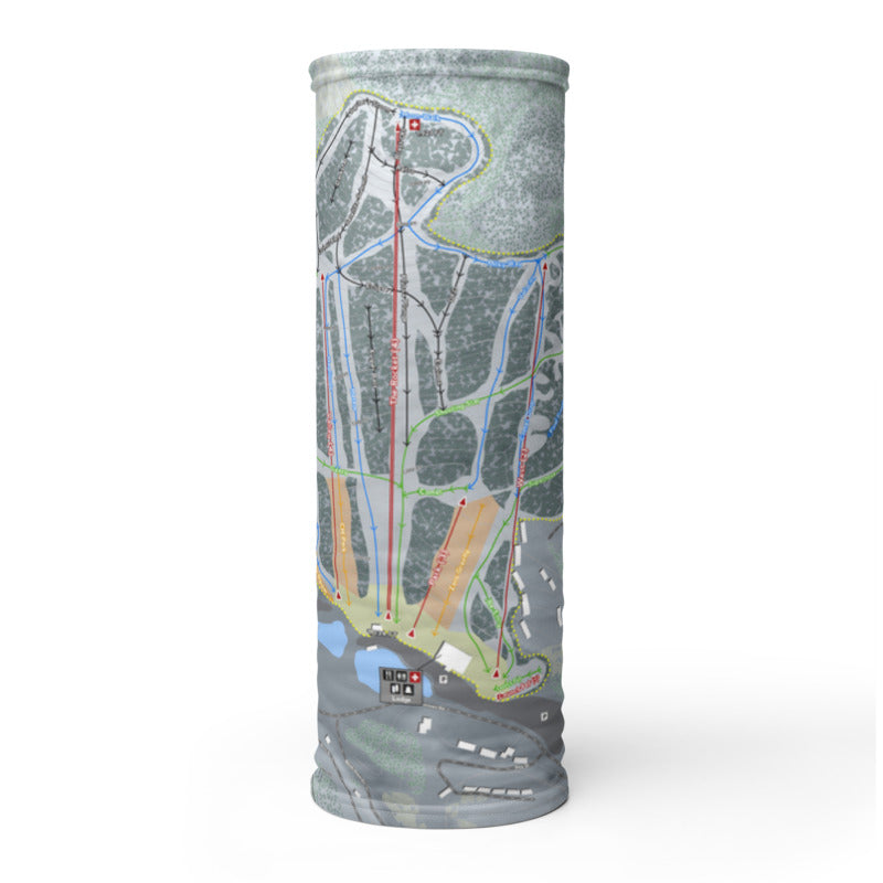 Crotched Mountain, New Hampshire Ski Trail Map Printed Neck Gaiter - Powderaddicts