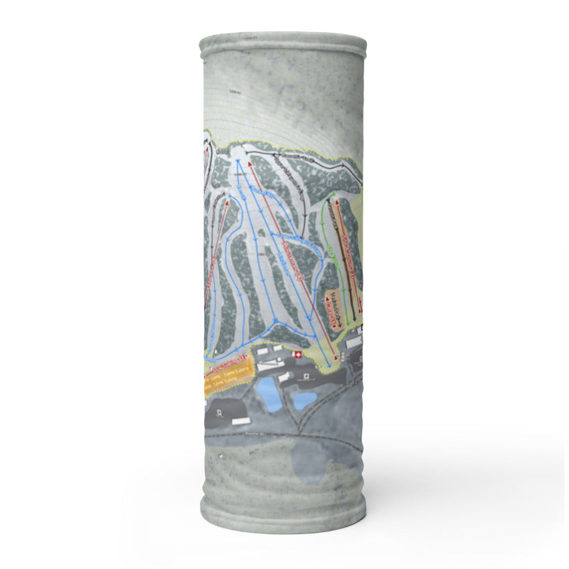 Roundtop, Pennsylvania Ski Trail Map Printed Neck Gaiter - Powderaddicts