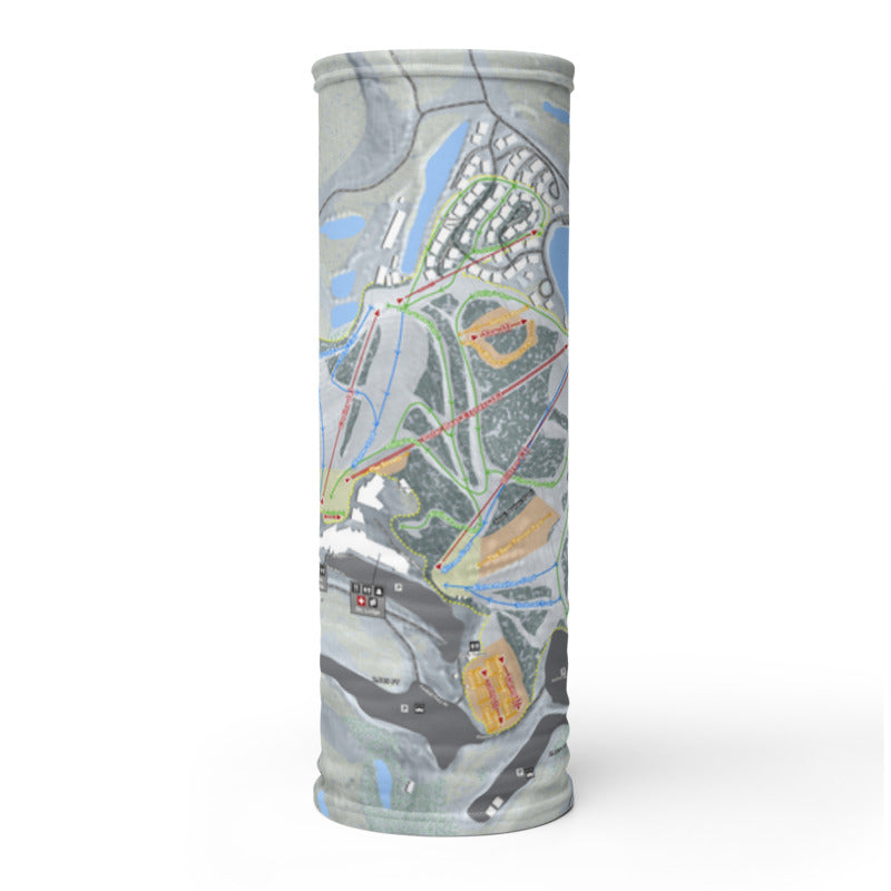 Seven Springs, Pennsylvania Ski Trail Map Printed Neck Gaiter - Powderaddicts