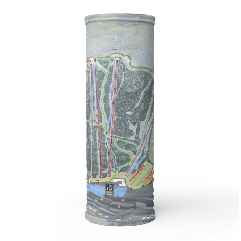 Shawnee Mountain, Pennsylvania Ski Trail Map Printed Neck Gaiter - Powderaddicts