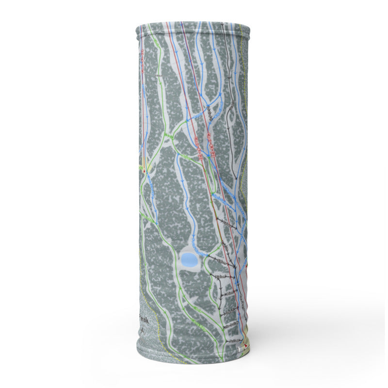 Sandia Peak, New Mexico Ski Trail Map Printed Neck Gaiter - Powderaddicts