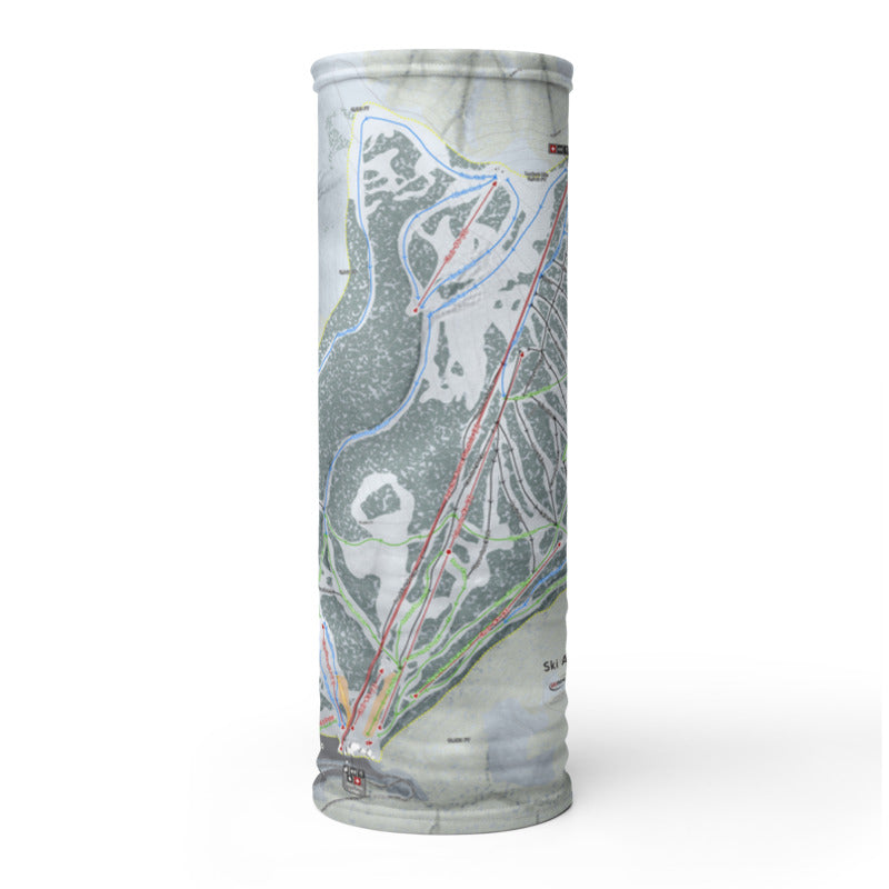 Ski Apache, New Mexico Ski Trail Map Printed Neck Gaiter - Powderaddicts