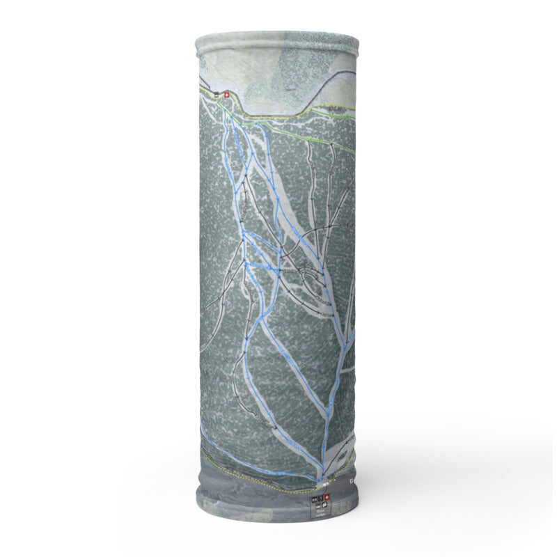 Moose Mountain, Alaska Ski Trail Map Printed Neck Gaiter - Powderaddicts