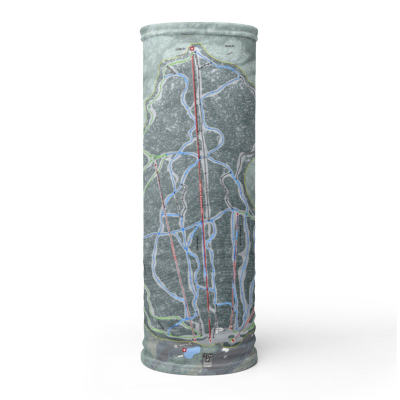 Wild Mountain, Minnesota Ski Trail Map Printed Neck Gaiter - Powderaddicts
