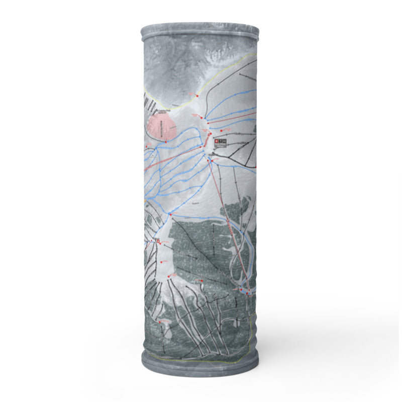 Arapahoe Basin, Colorado Ski Trail Map Printed Neck Gaiter - Powderaddicts