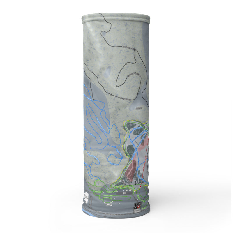 Howelsen Hill, Colorado Ski Trail Map Printed Neck Gaiter - Powderaddicts