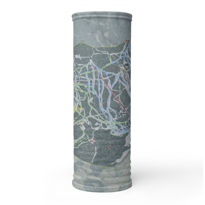 Purgatory, Colorado Ski Trail Map Printed Neck Gaiter - Powderaddicts