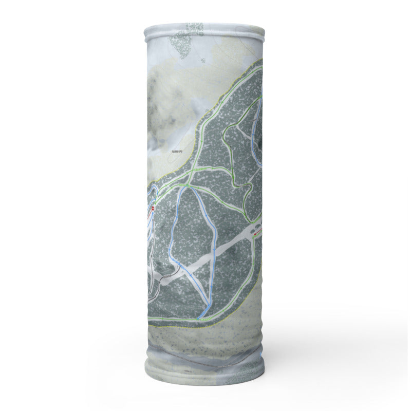 Snowy Range, Wyoming Ski Trail Map Printed Neck Gaiter - Powderaddicts