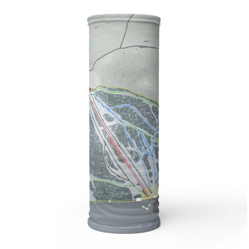 Labrador Mountain, New York Ski Trail Map Printed Neck Gaiter - Powderaddicts