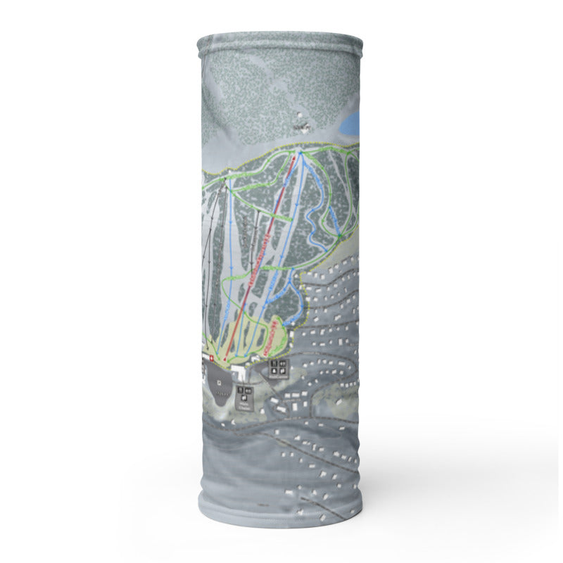 Holimont, New York Ski Trail Map Printed Neck Gaiter - Powderaddicts