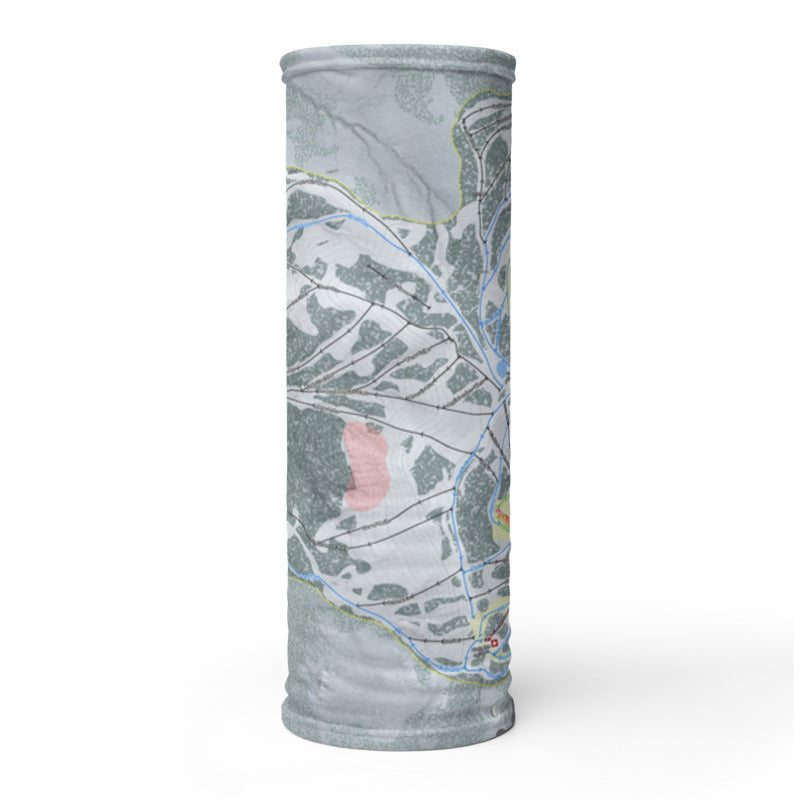 Bear Valley Mountain, California Ski Trail Map Printed Neck Gaiter - Powderaddicts