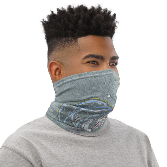 Cranmore Mountain, New Hampshire Ski Trail Map Printed Neck Gaiter - Powderaddicts