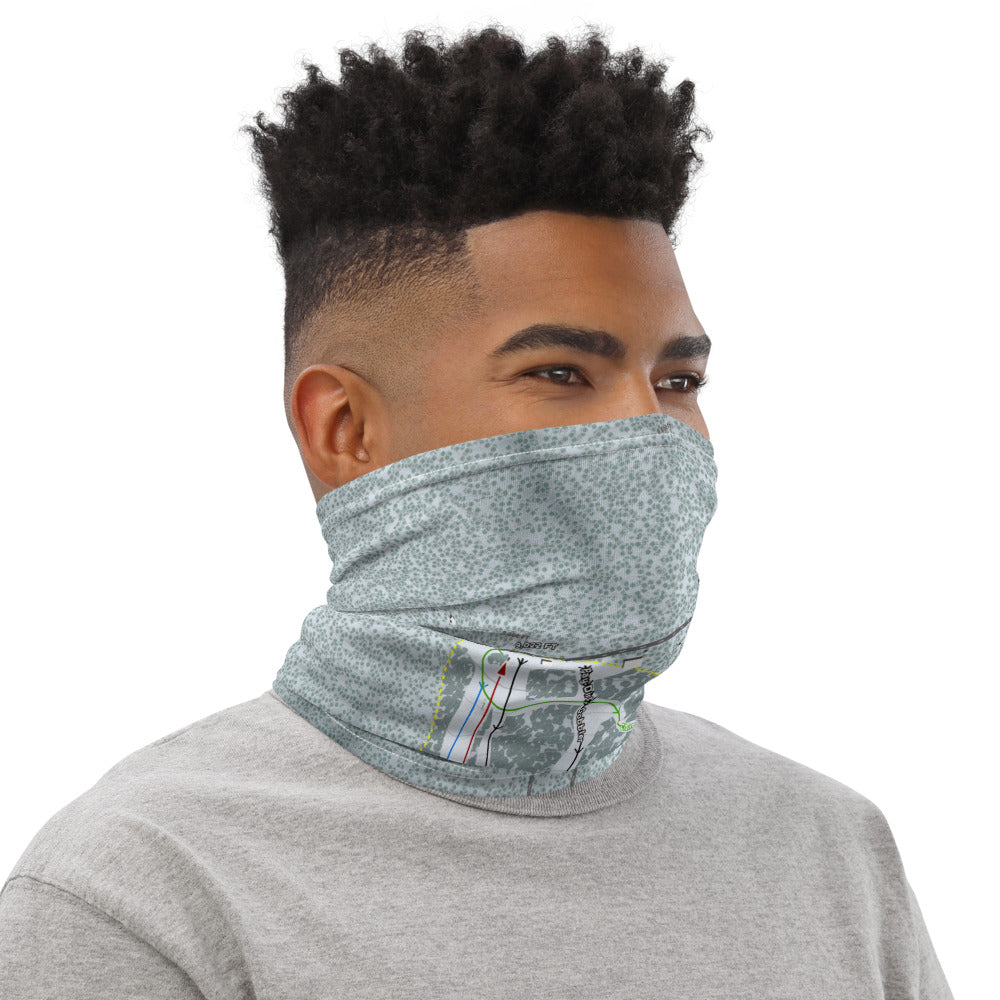 Mt Lemmon, Arizona Ski Trail Map Printed Neck Gaiter - Powderaddicts
