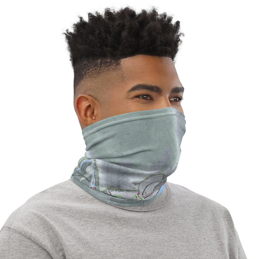 BIG WHITE , BRITISH COLUMBIA SKI TRAIL MAP Neck Gaiter