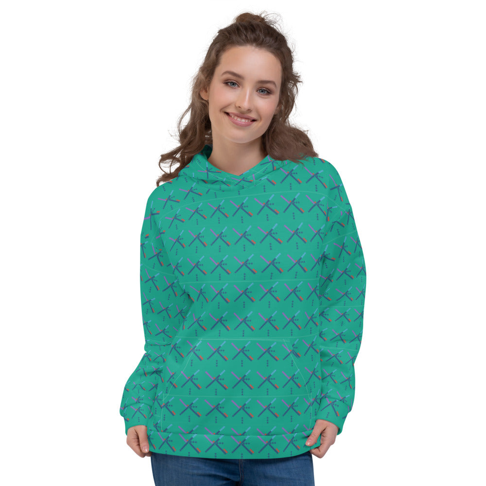PDX Airport Unisex Hoodie - Powderaddicts