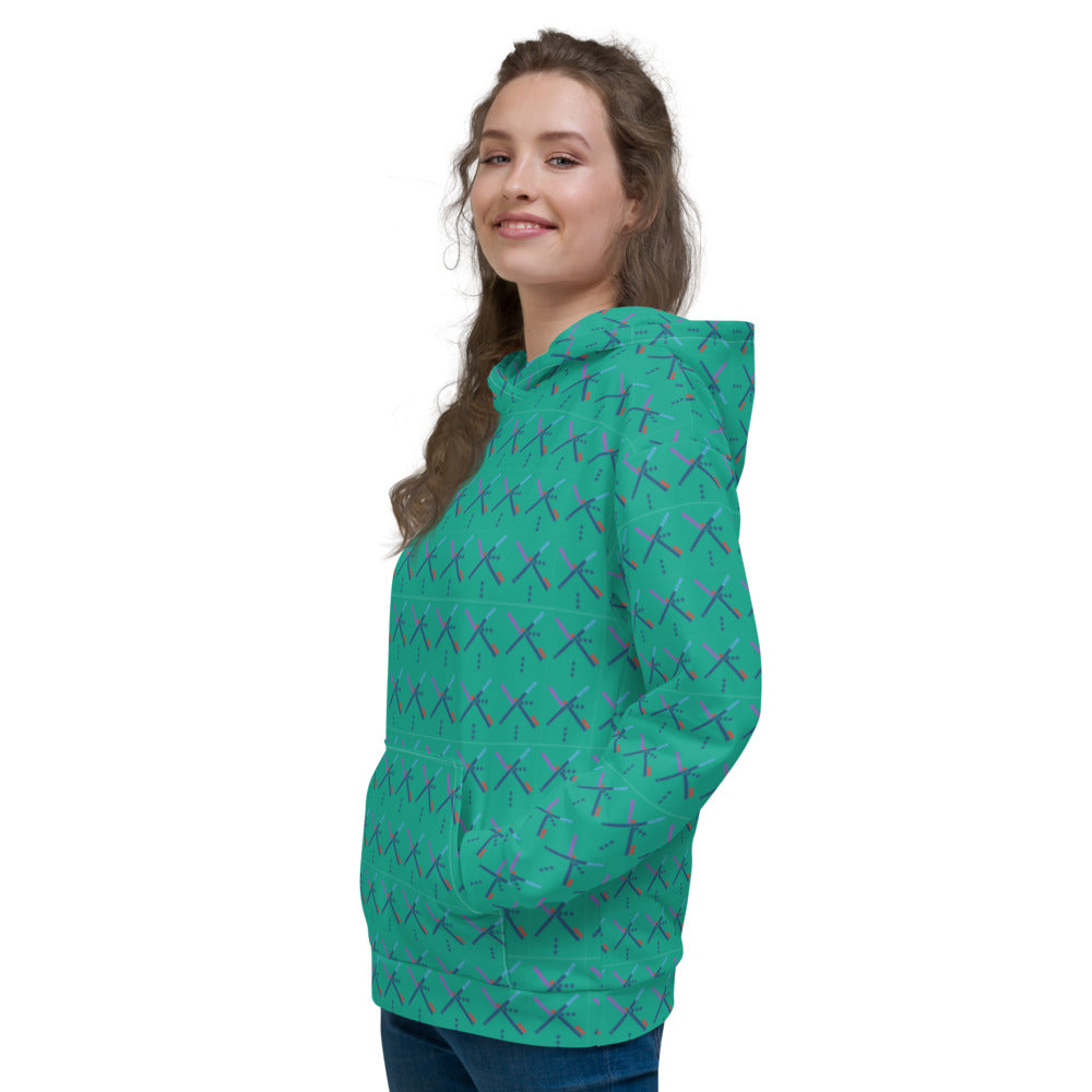 PDX Airport Unisex Hoodie - Powderaddicts