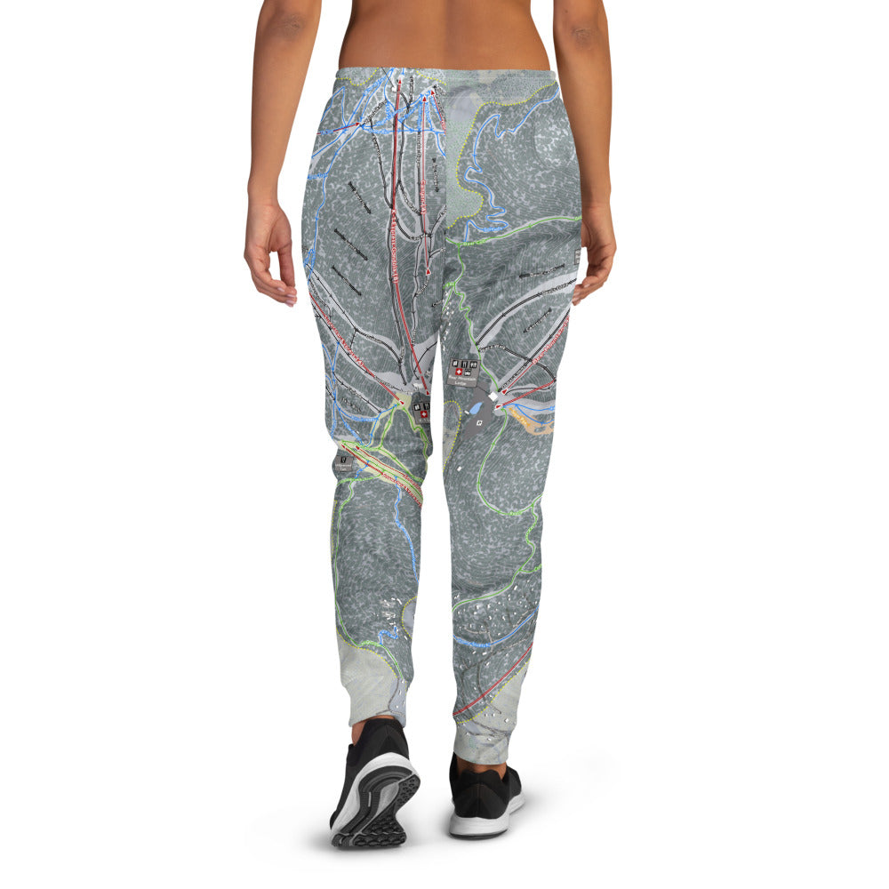 Killington, Vermont Ski Trail Map Women&#39;s Mid-Layer - Powderaddicts