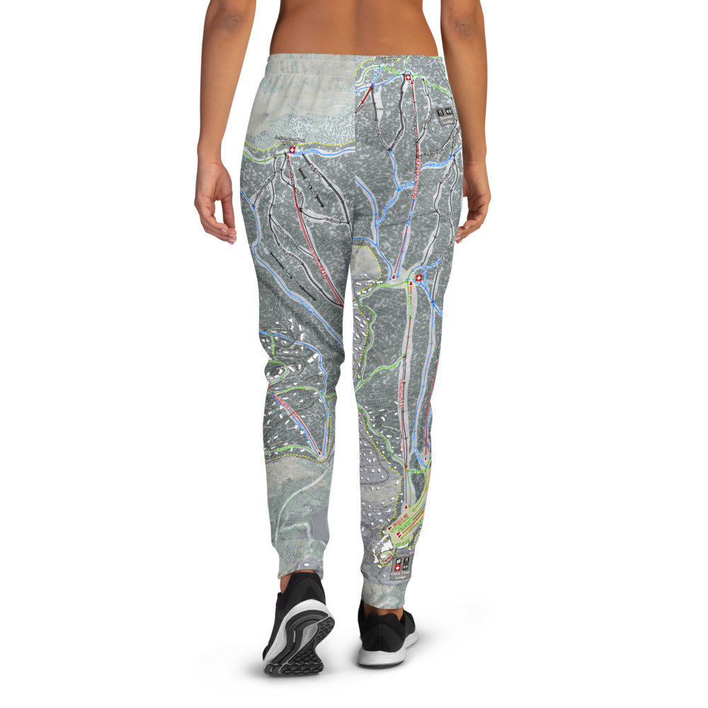 Okemo, Vermont Ski Trail Map Women&#39;s Mid-Layer - Powderaddicts