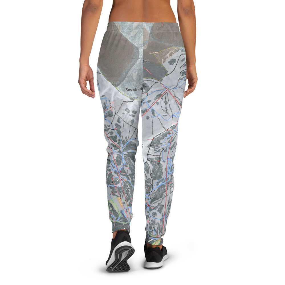 Snowbird, Utah Ski Trail Map Women&#39;s Mid-Layer - Powderaddicts