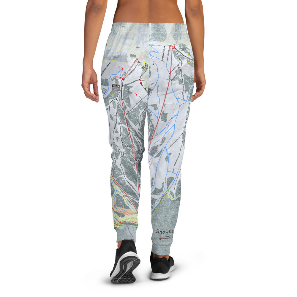 Snowbasin, Utah Ski Trail Map Women's Mid-Layer - Powderaddicts