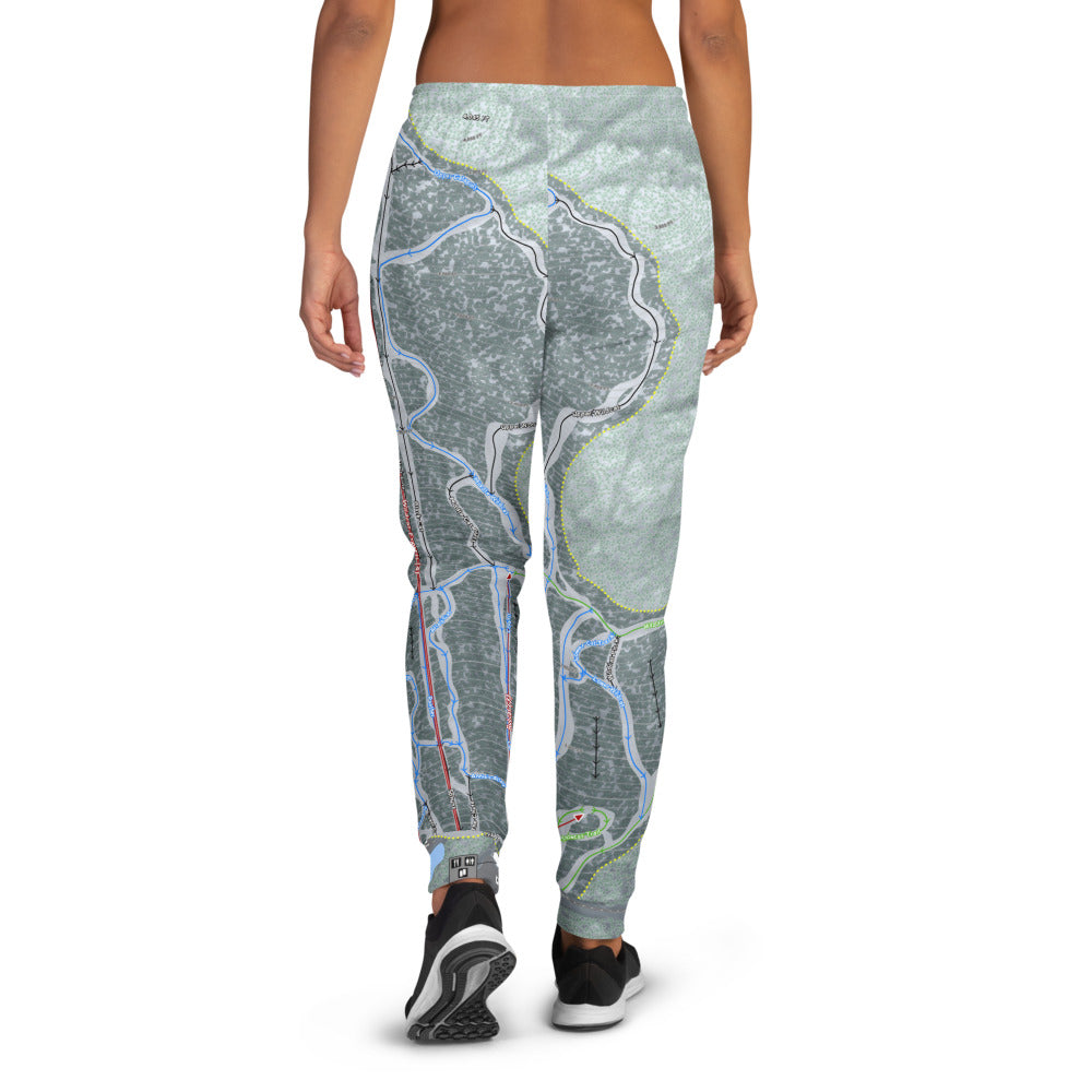 Wildcat Mountain, New Hampshire Ski Trail Map Women's Mid-Layer - Powderaddicts