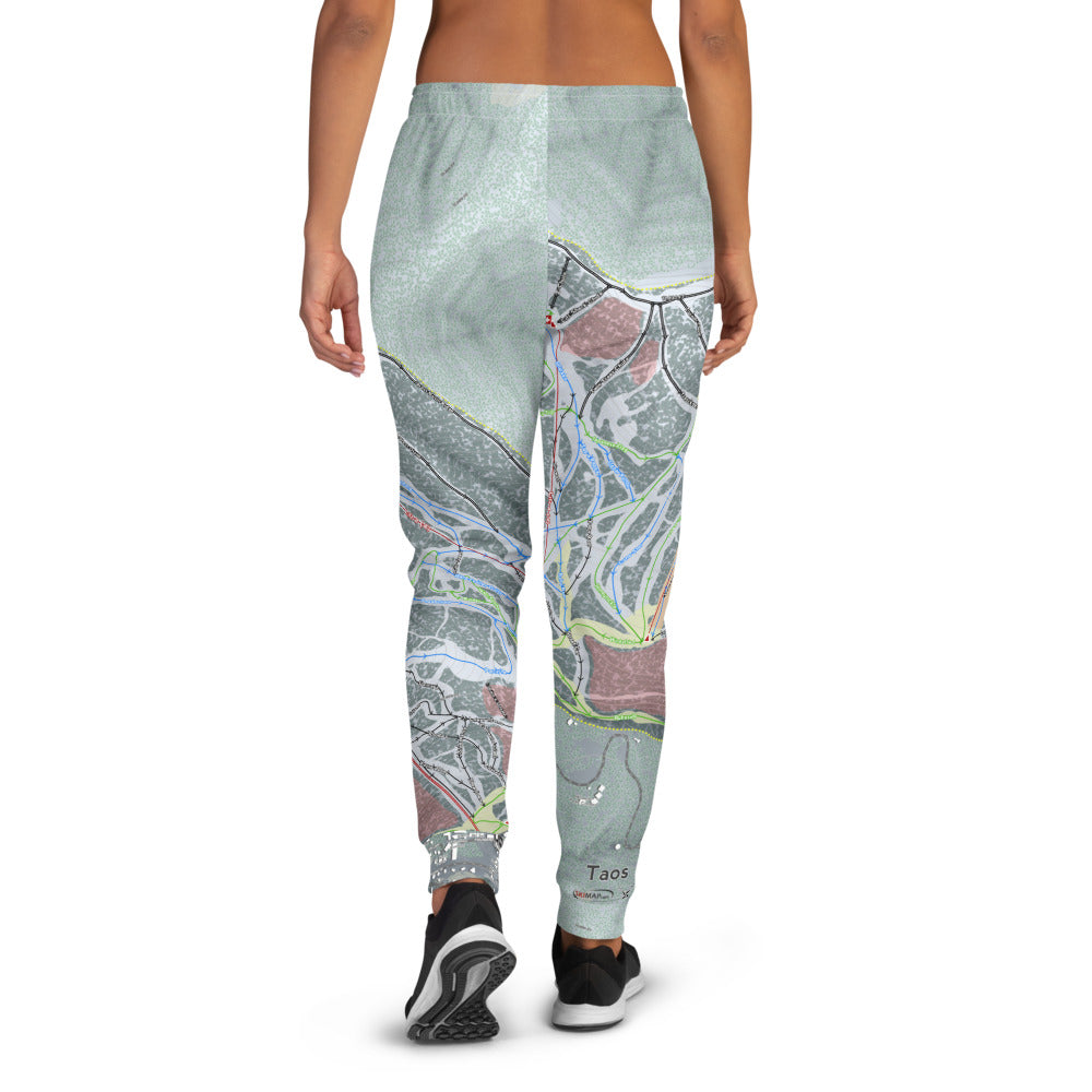 Taos, New Mexico Ski Trail Map Women&#39;s Mid-Layer - Powderaddicts
