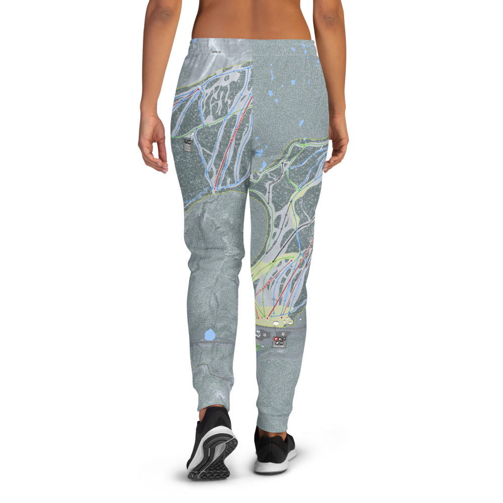 White Pass, Washington Ski Trail Map Women&#39;s Mid-Layer - Powderaddicts